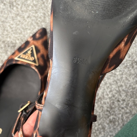 Guess Leopard Print Slingback Heels - Picture 10 of 10